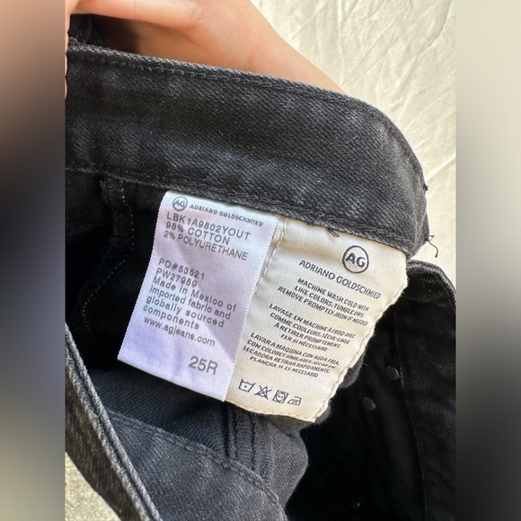 Adriano Goldschmied knoxx high rise baggy boyfriend black jeans 27 - Picture 6 of 8